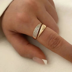 Elegant Adjustable Sparkle Ring